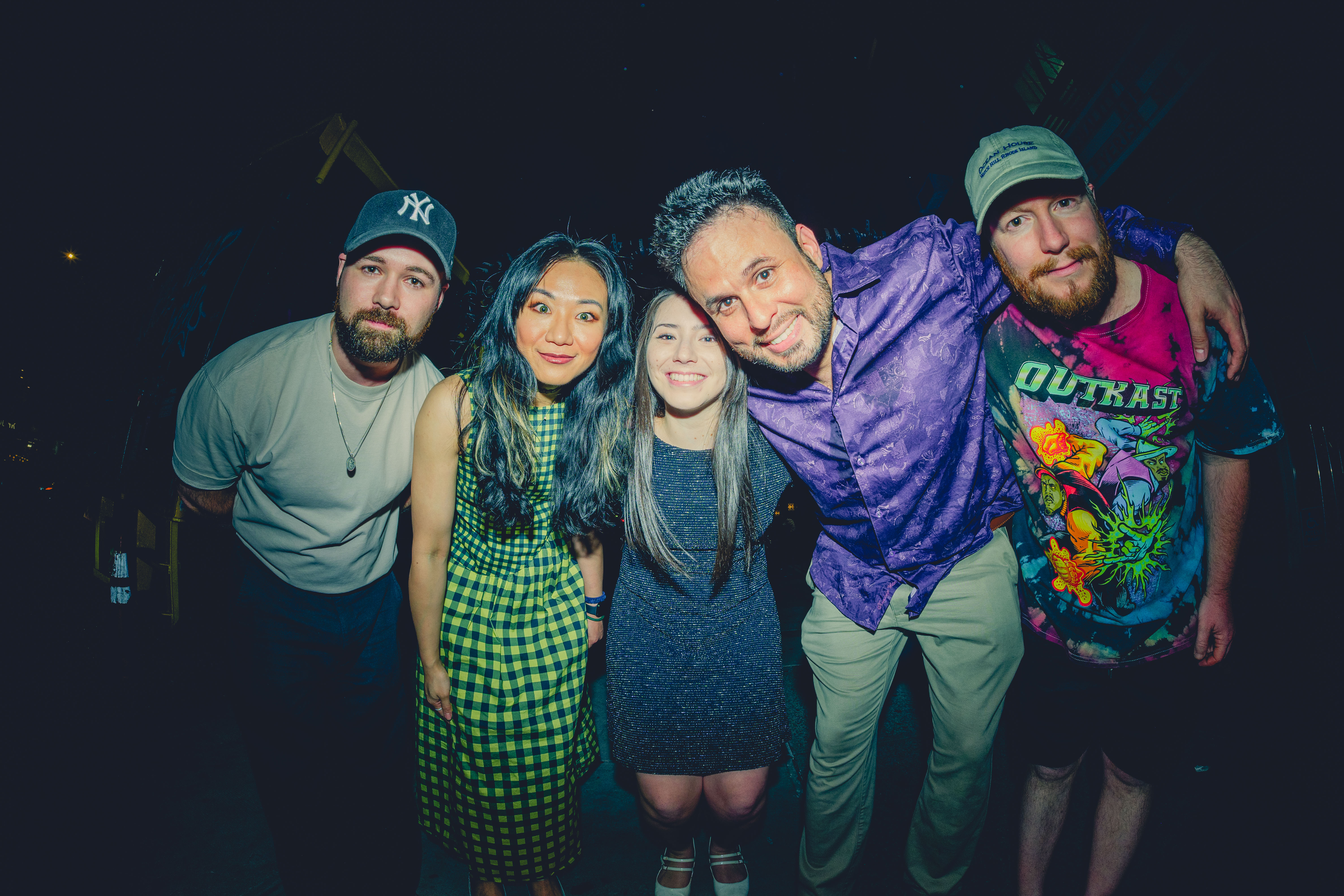 Good Time Mystery Vision (GTMV): David Jacobson, Ava Zhou, Garrett Troy, Kyle McManus, and Amanda Cattel at Bowery Palace, September 12, 2026